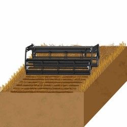 Cover crop Rouleau à barres rondes machinisme agricole