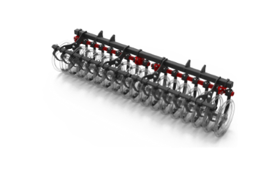 New stubble cultivator Chisel Impack roller with scrapers and stone guard soil and field preparation